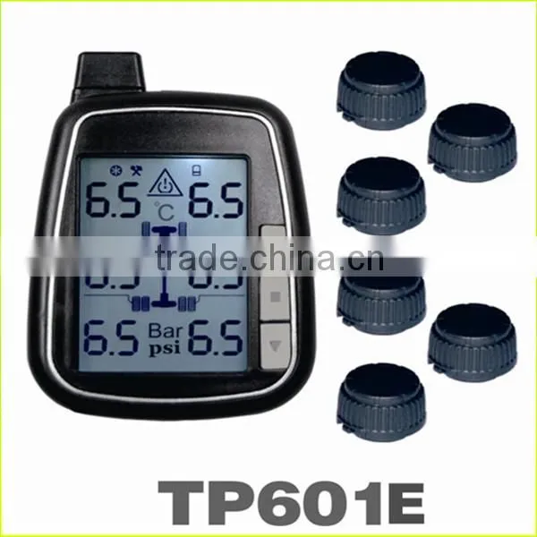 For universal car/bus/truck CE wireless LCD digital monitor internal external truck tpms sensor