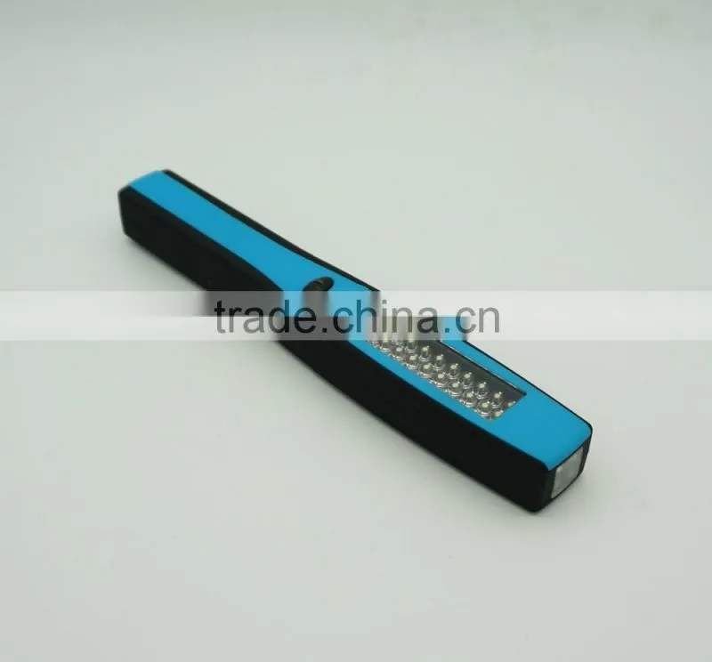 Rubberized LED Torch with magnet Plastic best led flashlight