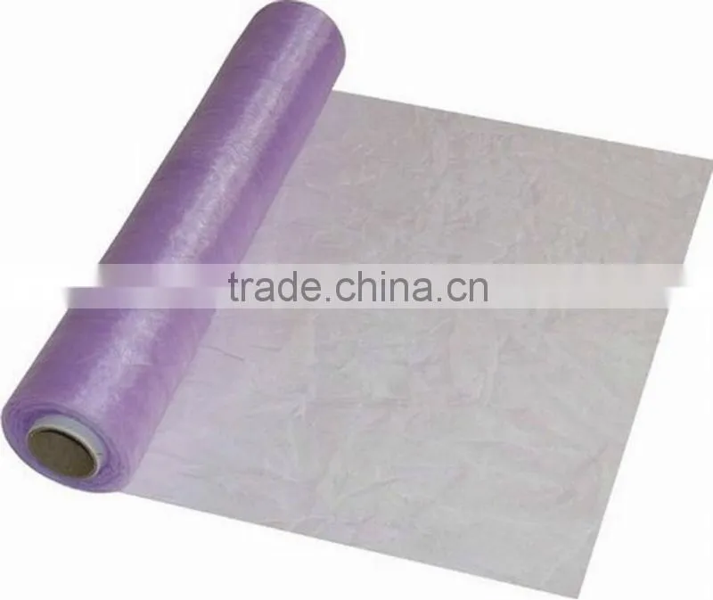 HOT SALE ! Blue Mesh Organza Ribbon Cloth Roll