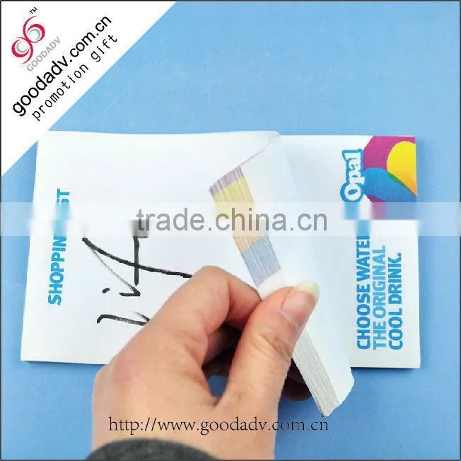2015 eco-friendly customized pocket portable memo pad