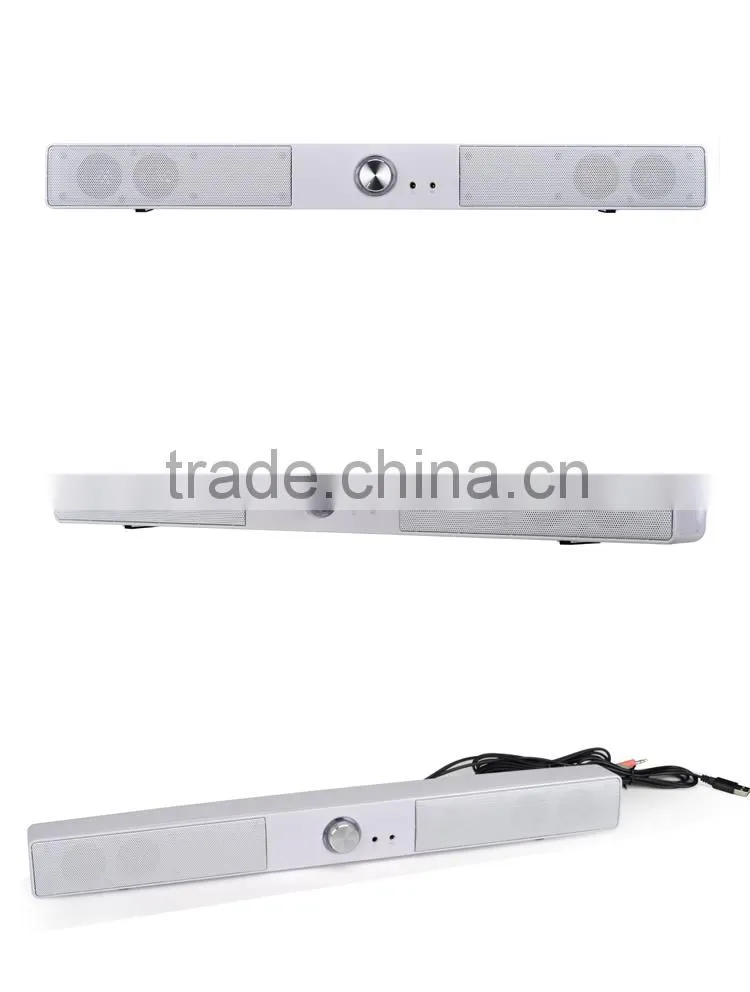 Mini system, wireless system,Popular and Cheap 2.0 pc soundbar , used for home theater