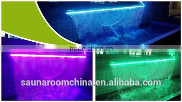 In Wall Fountain with LED Light for Wall Water Feature Decoration