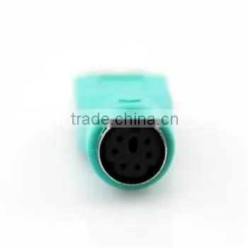 PS2 PS/2 female to USB male mouse passive adapter