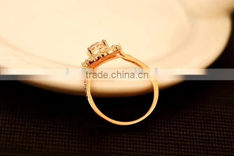 high quality single zircon stone ring, large stone rings