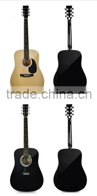 Rosewood fingerboard ash plywood acoustic guitar