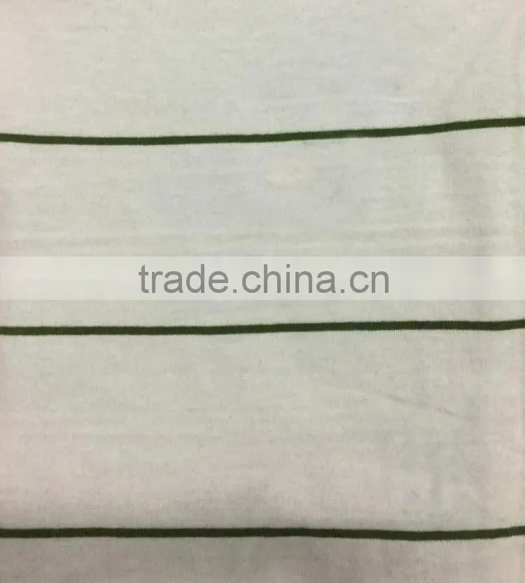 yarn dyed cotton knitted stripe jersey fabrics wholesale 196