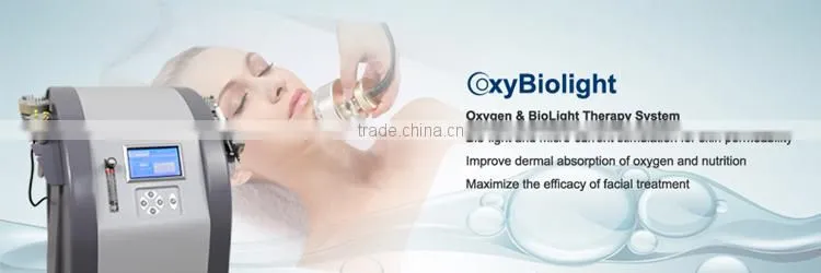 Oxygen and Bio-light beauty machine with facial whiting wrinkle and Skin rejuvenation