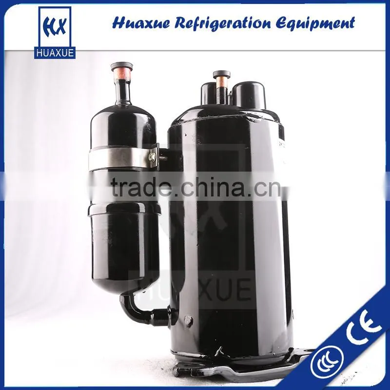 Rotary aircon compressor, air compressor used