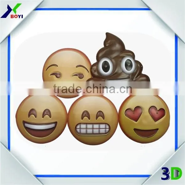Black and White Round Shape PVC Cute Funny Clown Masks with difference design