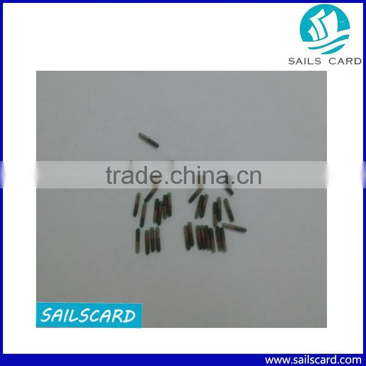 LF rfid fish/small pet glass tag with animal id microchip