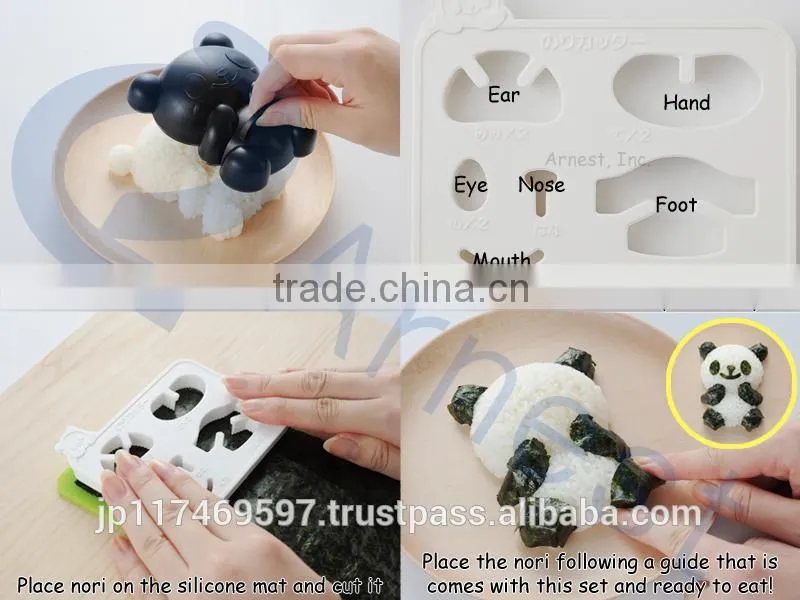 plastic kitchenware cookware cooking kitchen utensils products sandwich cutter curry rice cookie stamps molds set 76401
