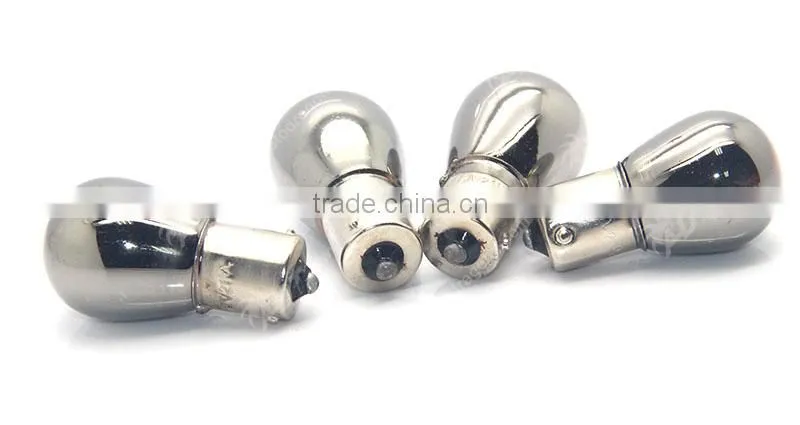 High quality p21w chrome amber chrome light