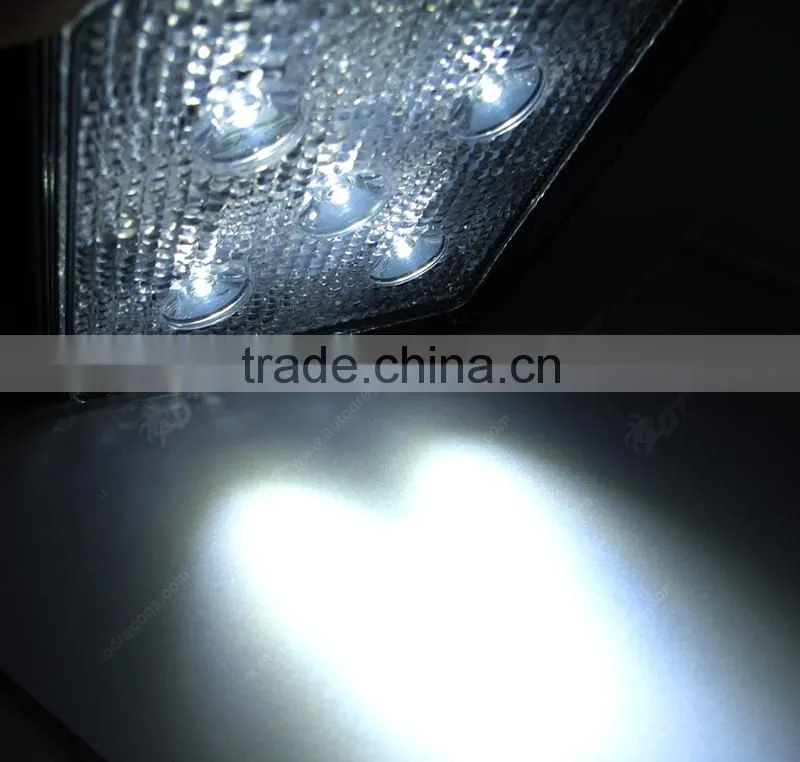 15W LED DRIVING LIGHT ,5pcs*3w led truck lamp for Boat truck lamp