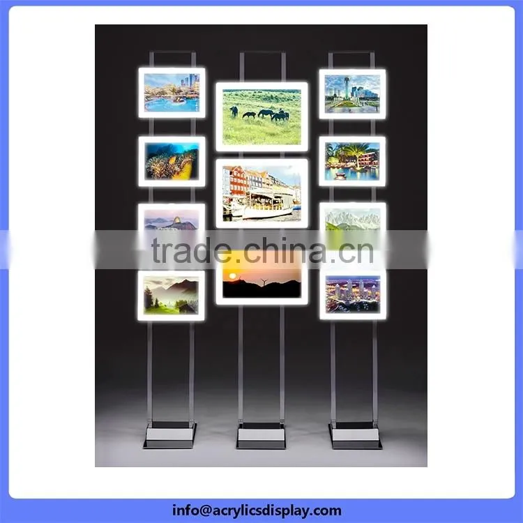 Most popular creative Best Selling crystal led light box acrylic