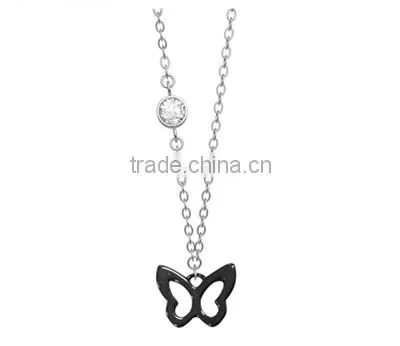 Newest design Black ceramic jewelry butterfly dangle earrings for women wholesale ceramic jewelry