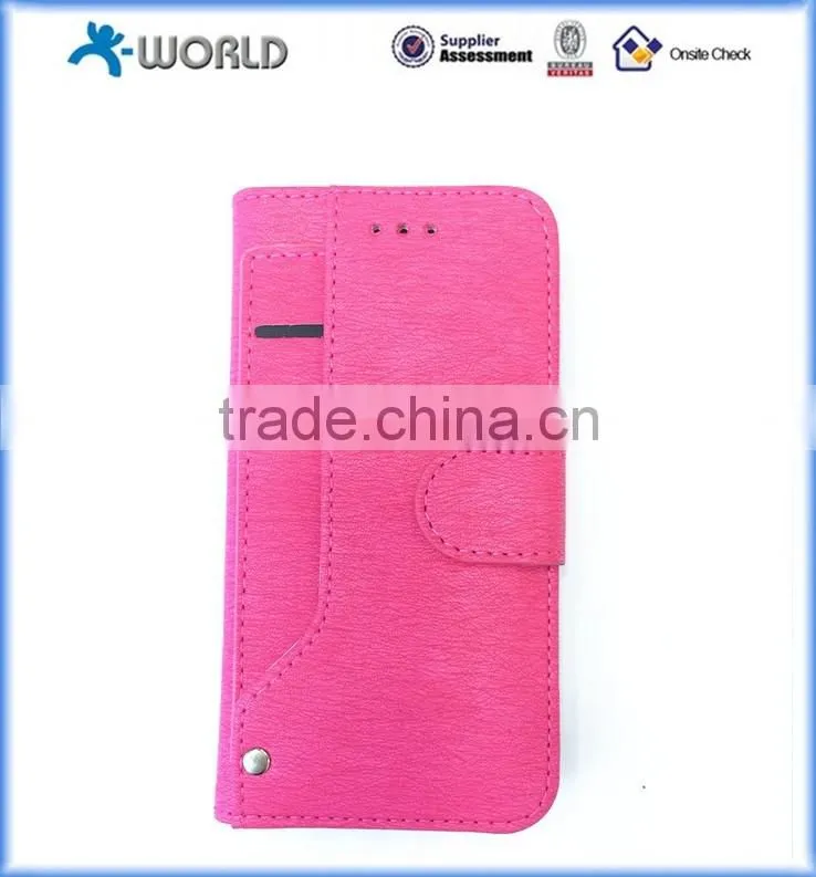 Free access Card Holder stand wallet cover leather case for iphone 6