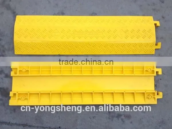 Full Yellow 1- Channel Plastic Hose Protectors
