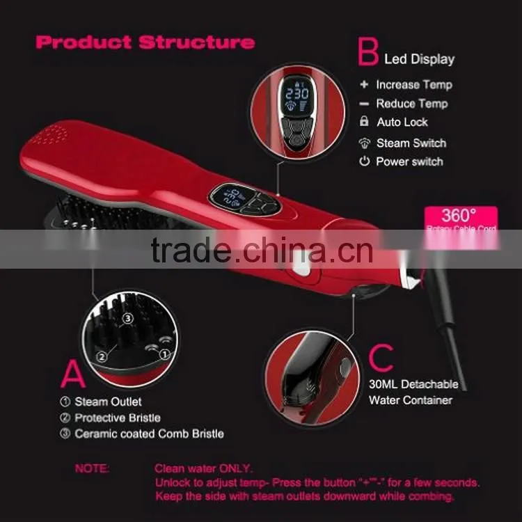My alibaba wholesale best hair straightening brush interesting products from china