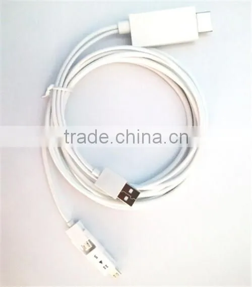 Micro usb 11pin MHL Cable blister packing 3m