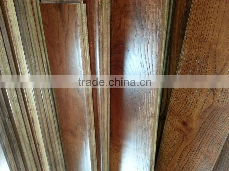 Chinese Wire-brushed Locust Hardwood & Solid Wood Flooring
