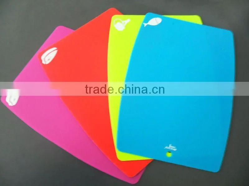 plastic non-skid/anti-slip chopping board