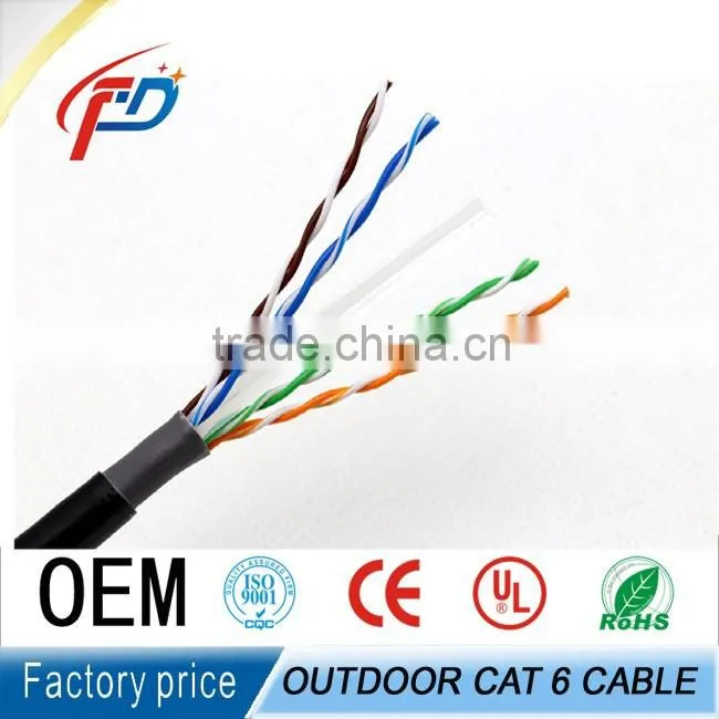 Network cable outdoor waterproof lan cable UTP CAT6