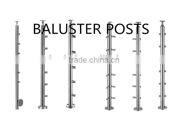 Stainless steel 304 post railing post balustrade post fencing post for Cable system