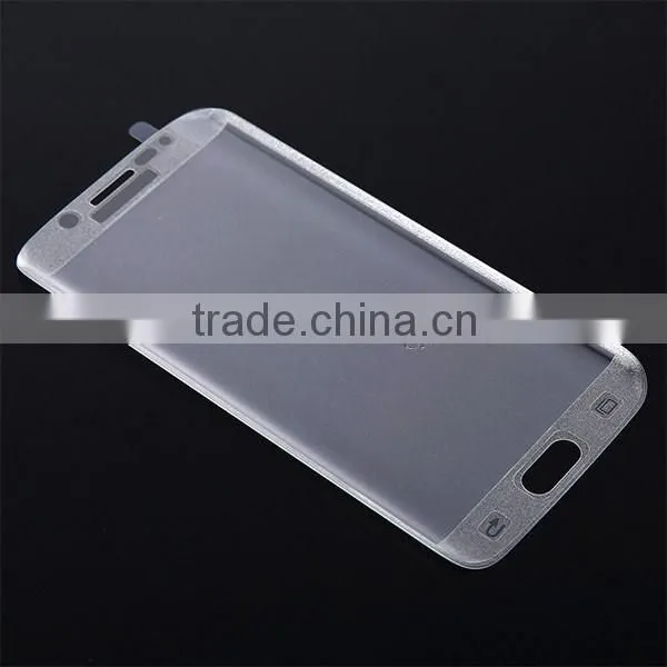 Transparent 3D Curved Full Cover Tempered Glass for S6 Edge