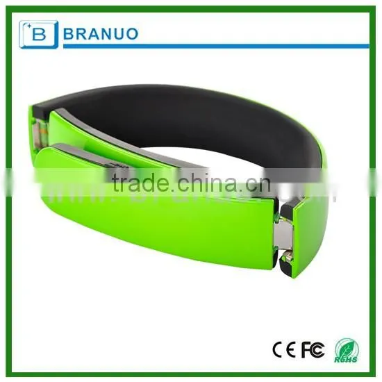 2016 fashion folding hairpin bluetooth 4.0 headset with fexible design