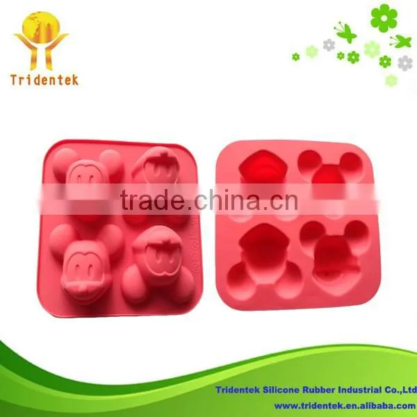 New Arriving!Fashion Vivid Silicon Mould Mickey Cartoon Cake Mold Exporter