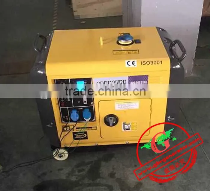 5kw GDE7500T Air-cooled silence type diesel generator set Super Silent Diesel Generator Set kipor