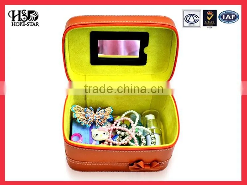 2016 Popular style Leather jewelry box, Custom jewelry boxes packaging