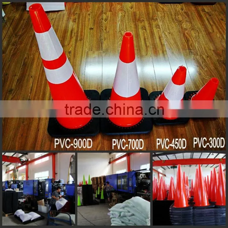 height 700mm made from PVC colored trafic cones