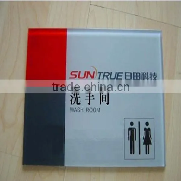 Special engraved hanging acrylic plastic door sign holder for hotel/restaurant