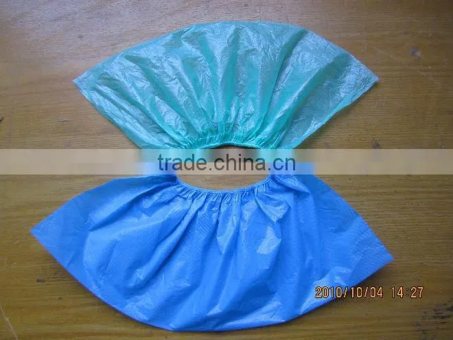 Disposable plastic PE waterproof shoe cover
