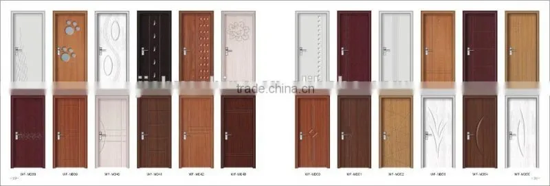 Best price custom interior pvc doors for residential house