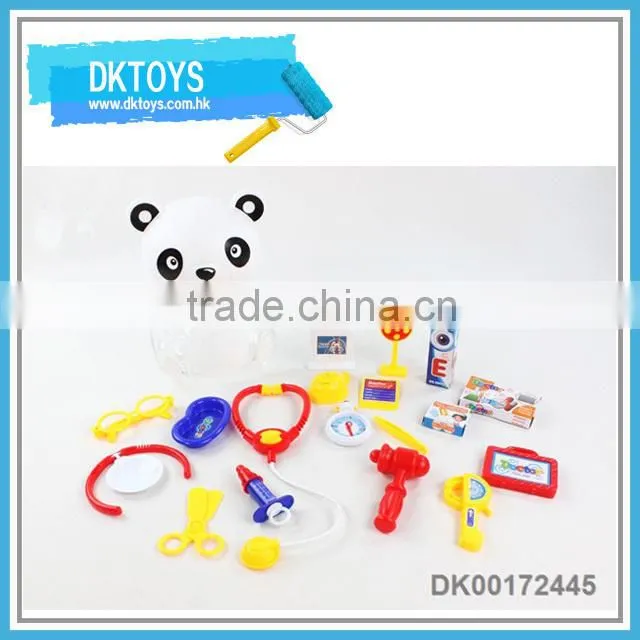 2 IN 1 Pink Plastic Doctor Set Children Play Doctor for Girls