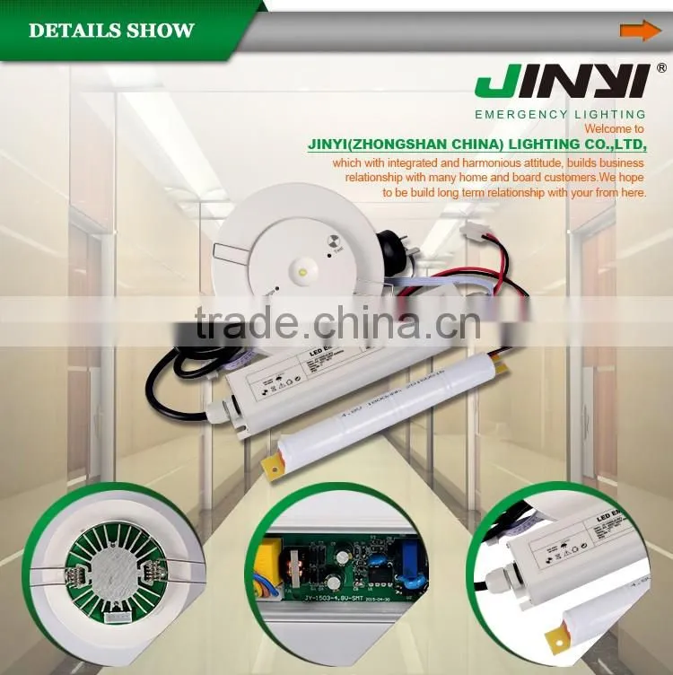 NEW style rechargeable IP20 3W led emergency spitfire for 3 hours