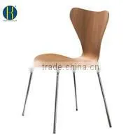 HY2007 Resell ASH/Walnut Wood Shell Chair for Indoor