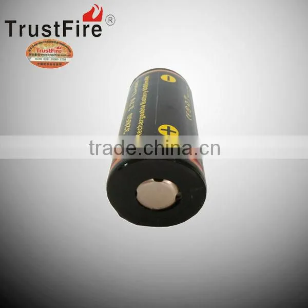 TrustFire new design high capacity 3.7V 6000mAh 32650 rechargeable battery with pcb from guangdong original factory