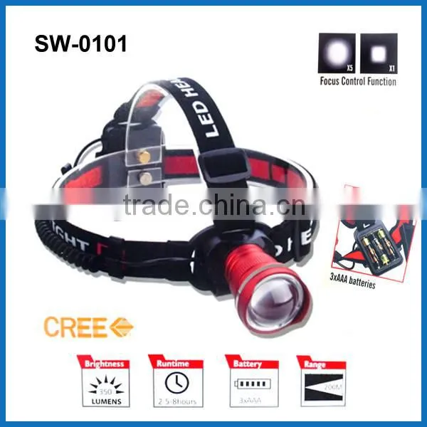 Waterproof Outdoor Camping led head lamp / hiway headlamp / cree led headlamp
