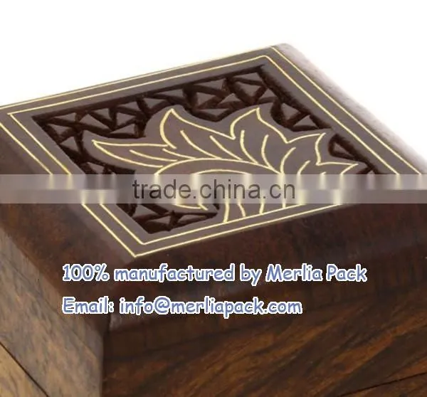 Personalized Laser Engraved Wood Ring Box Gifts for Wedding Bride Groom Hers Box