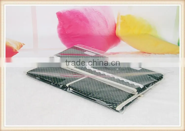 Two lids non-woven storage box with division inside