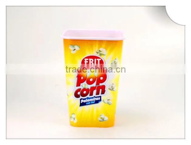 plastic popcorn bucket