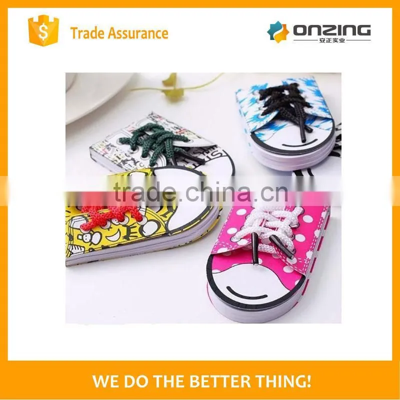 Onzing good quality shoes shaped sticky note