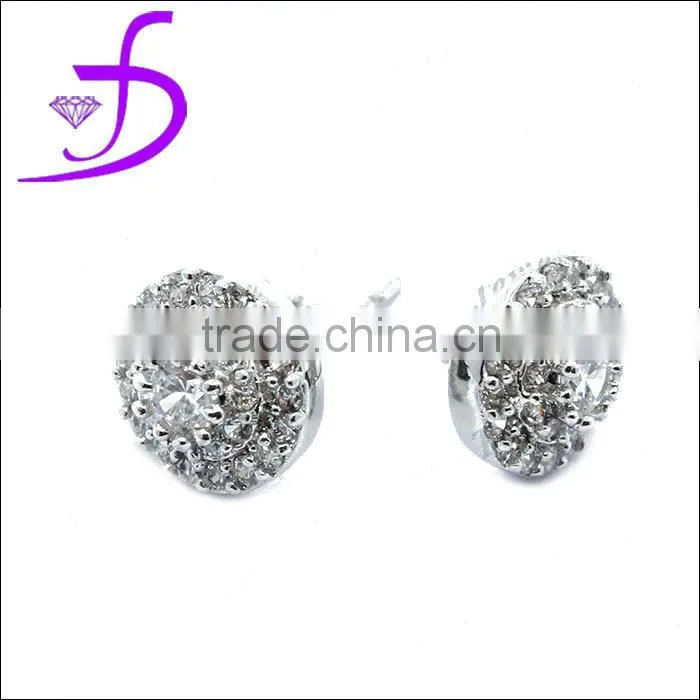 Top Quality 925 Sterling Silver Australian silver fashionable design stud earrings