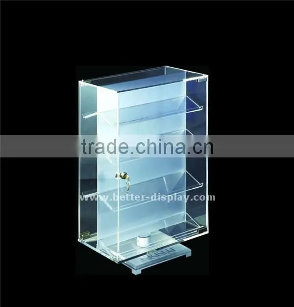 acrylic rotatable power bank electric display cabinet