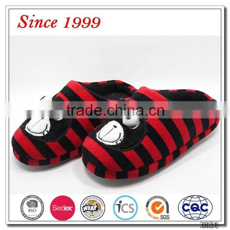 funny big plush eyes slippers for children