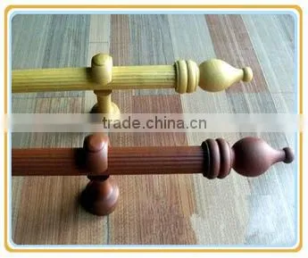 35mm Hot Sale Antique Wooden Curtain Rod