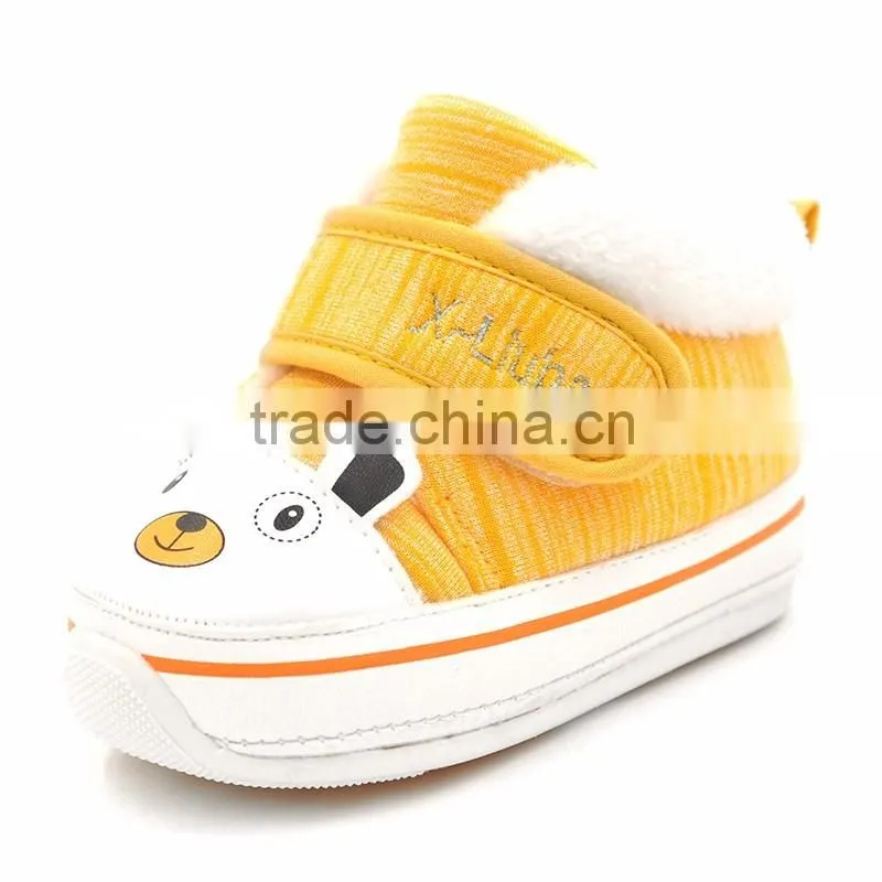 2016 new style kids shoes baby girls lovely soft bottom winter warm shoes cotton shoes